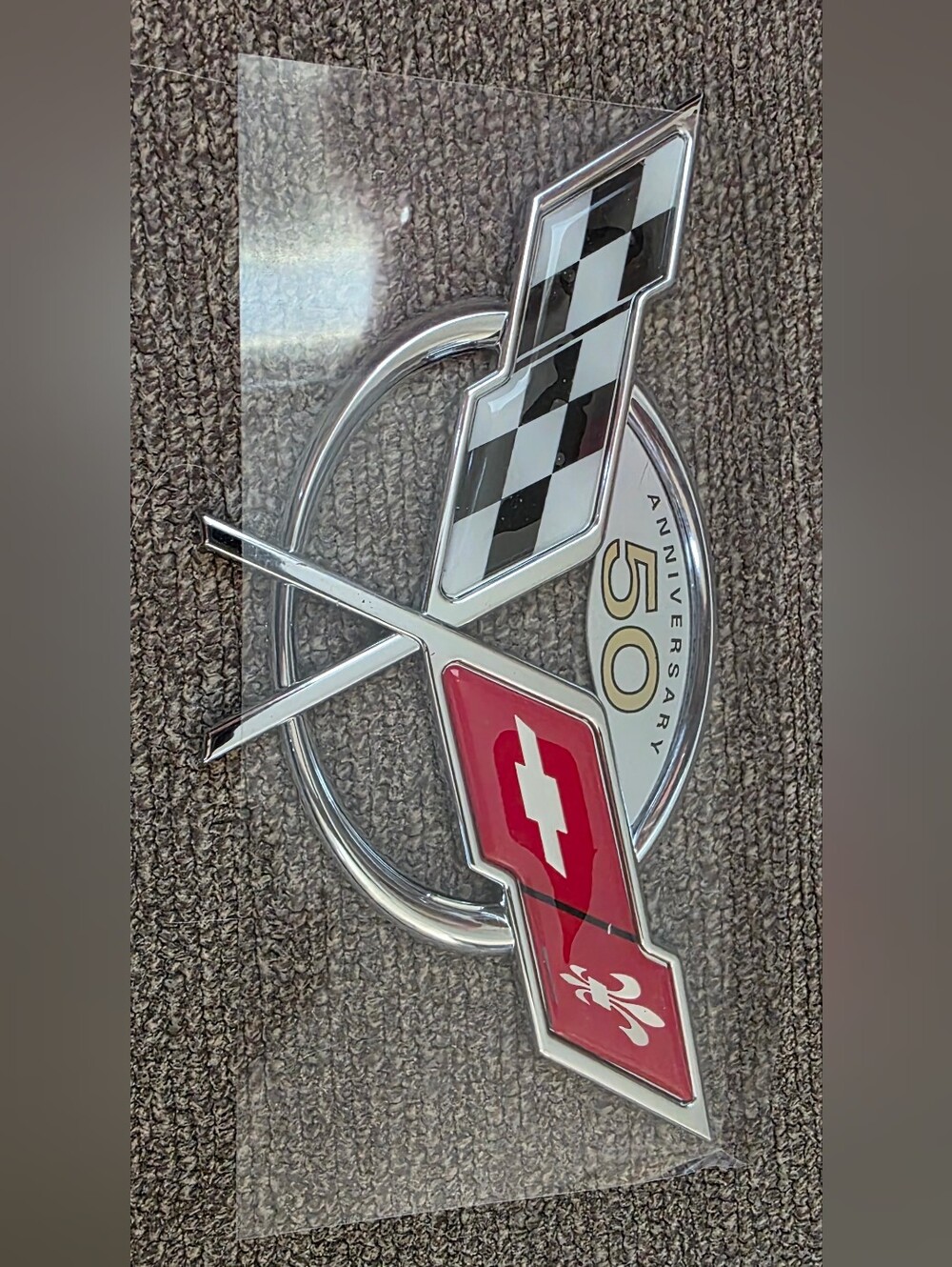 1997-2004 Corvette C5 hood Badge Emblem With Mount Posts Or Holes See Choices
